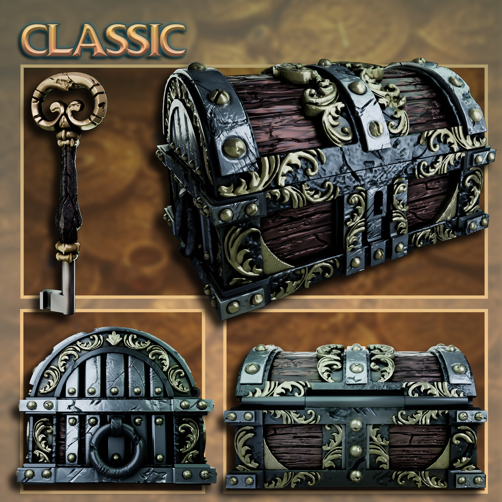 Legendary Treasure Chests: Classic Chest 模型预览图 1